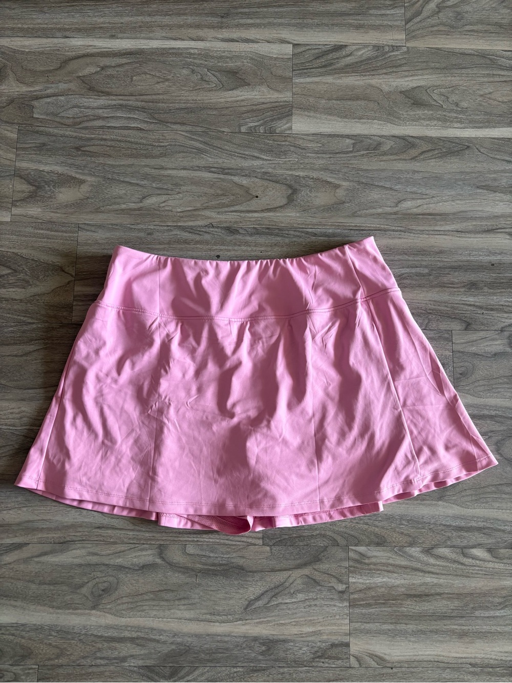 Women's Pink Active Skater Skirt with Built-In Shorts